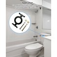thumbnail image 2 of ABCISI 04-3817 Toilet Tank to Bowl Bolt Set, Fit for Eljer Toilet and Most Flush Valve Opening Toilet, Toilet Tanks Kit with Gasket and Solid Brass Kits, 2 of 6
