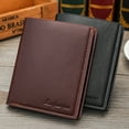 thumbnail image 1 of SPRING PARK Men Credit Card Holder Faux Leather Card Case Wallet with Zipper, 1 of 6