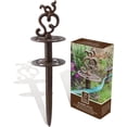 thumbnail image 2 of Esschert Design Hose Guide Rusted Finish Garden Hose Protector, 2 of 2