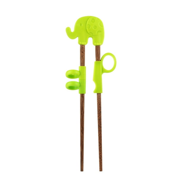 Palillos de aprendizaje y entrenamiento. Palillos chinos de entrenamiento para adultos. Palillos de Metal reutilizables. Niños aprendiendo a utilizar