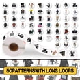 thumbnail image 2 of Buy 2 get 10% off 200 Pieces Of Stickers Roll Stickers Roll Tape Creative Notebook For Decorating Laptop Luggage Stickers, 2 of 5
