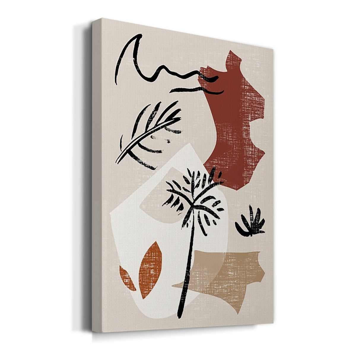 Soft Palms V Premium Gallery Wrapped Canvas - Ready to Hang
