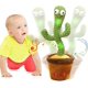 thumbnail image 1 of El cactus bailando repite lo que dices, juguete de peluche electrónico con iluminación, grabación de cactus cantando y repite tus palabras para juguetes educativos, juguete de cactus cantando, juguete de peluche de cactus para decoración Zhivalor HMFJ037-1, 1 of 4