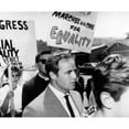 thumbnail image 2 of Marlon Brando Marches With Core Picketers Against Segregated Housing In Torrance History (36 x 24), 2 of 2