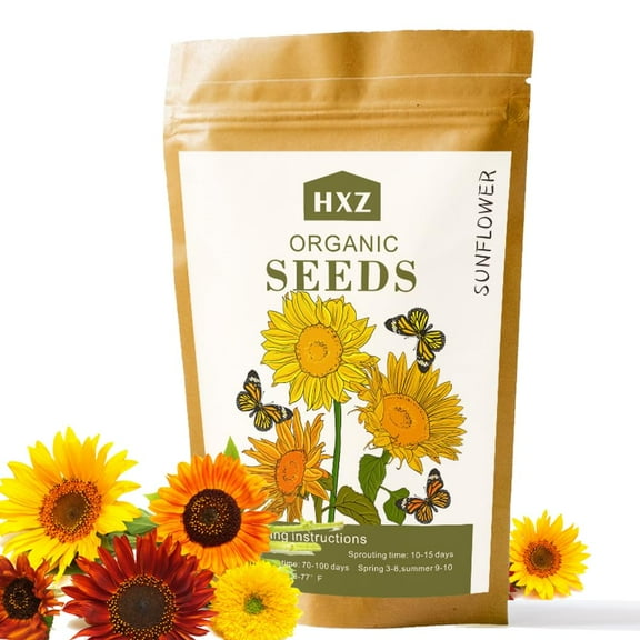 Sunflower Seeds for Planting, 15 Varieties ITL1 Mix Seeds 1200  Sunflower Seeds to Plant, Flower Seeds for Planting