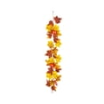 thumbnail image 3 of Artificial Fall Maple Leaf Garland, Multicolor Bendable Autumn Foliage Vine Swag,Halloween Thanksgiving Decorations,Indoor Outdoor Mantel Stair Door Table Porch Yard Harvest Party Wall Decor Supplies, 3 of 6