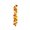 B, variant on Tuscom 68.9in Artificial Maple Leaf Garland Fall Harvest Hanging Vine Faux Rattan with Berries Pumpkins for Thanksgiving Halloween Decor