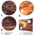 thumbnail image 3 of Designart "Gulf Shores in the Golden Hour in Alabama II" Nautical & Beach Metal Art Print, 3 of 5