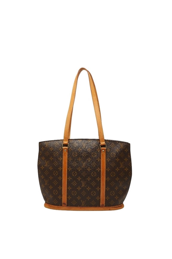 Pre-Owned Louis Vuitton Monogram Babylon Tote Bag M51102 Brown Leather Women's LOUIS VUITTON