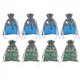 thumbnail image 2 of Christmas Gift Bag Drawstring Gift Bag Christmas Aluminum Foil Bag Christmas Gift Bag, 2 of 3