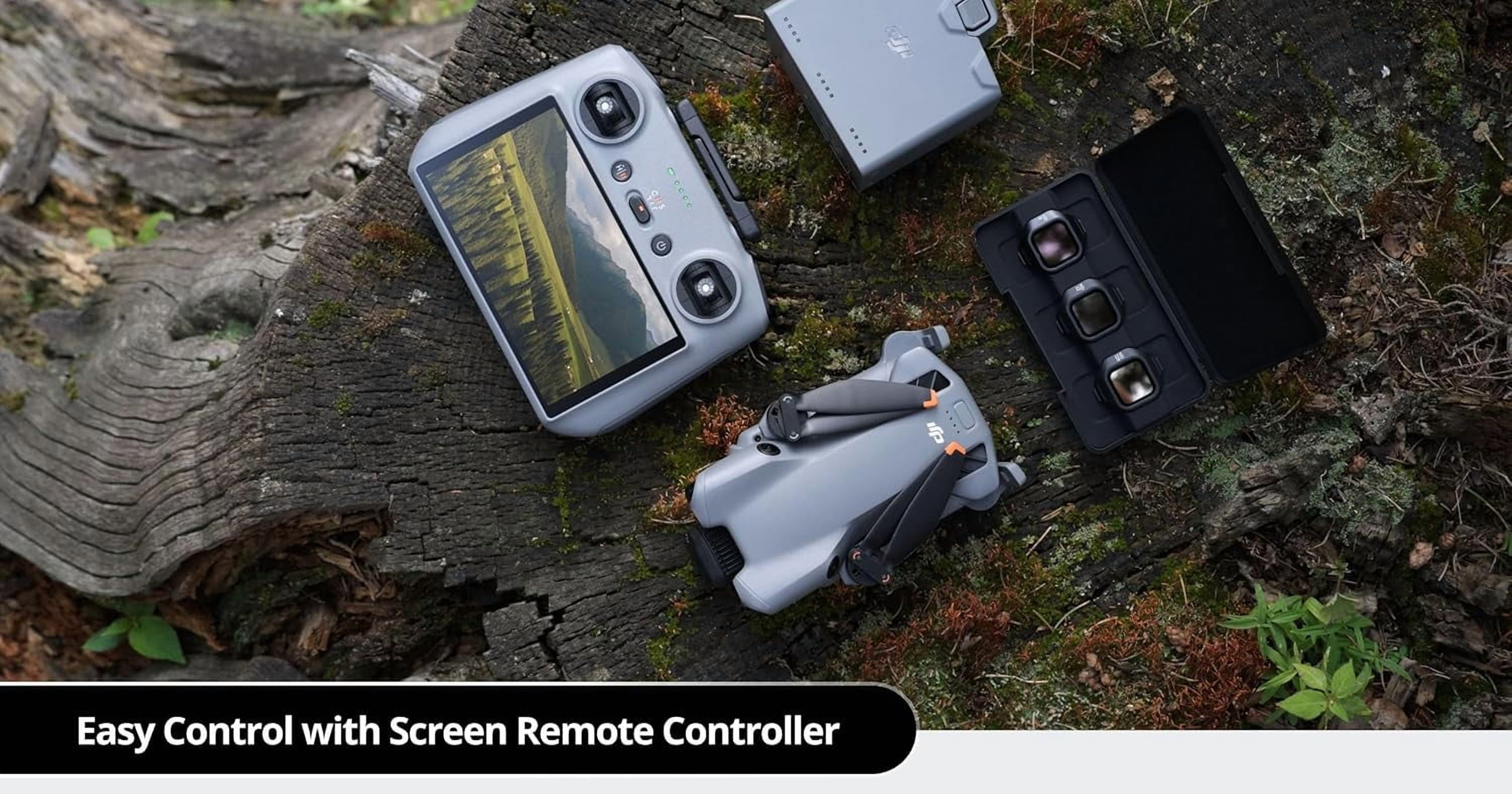 DJI Mini 5 Pro Drone Fly More Combo Plus with RC 2 Controller (With Screen) Folding Drone with 4K Video, 52 Mins Flight Time, 4 Batteries Bundle with 128GB Memory Card + Pilot Kit