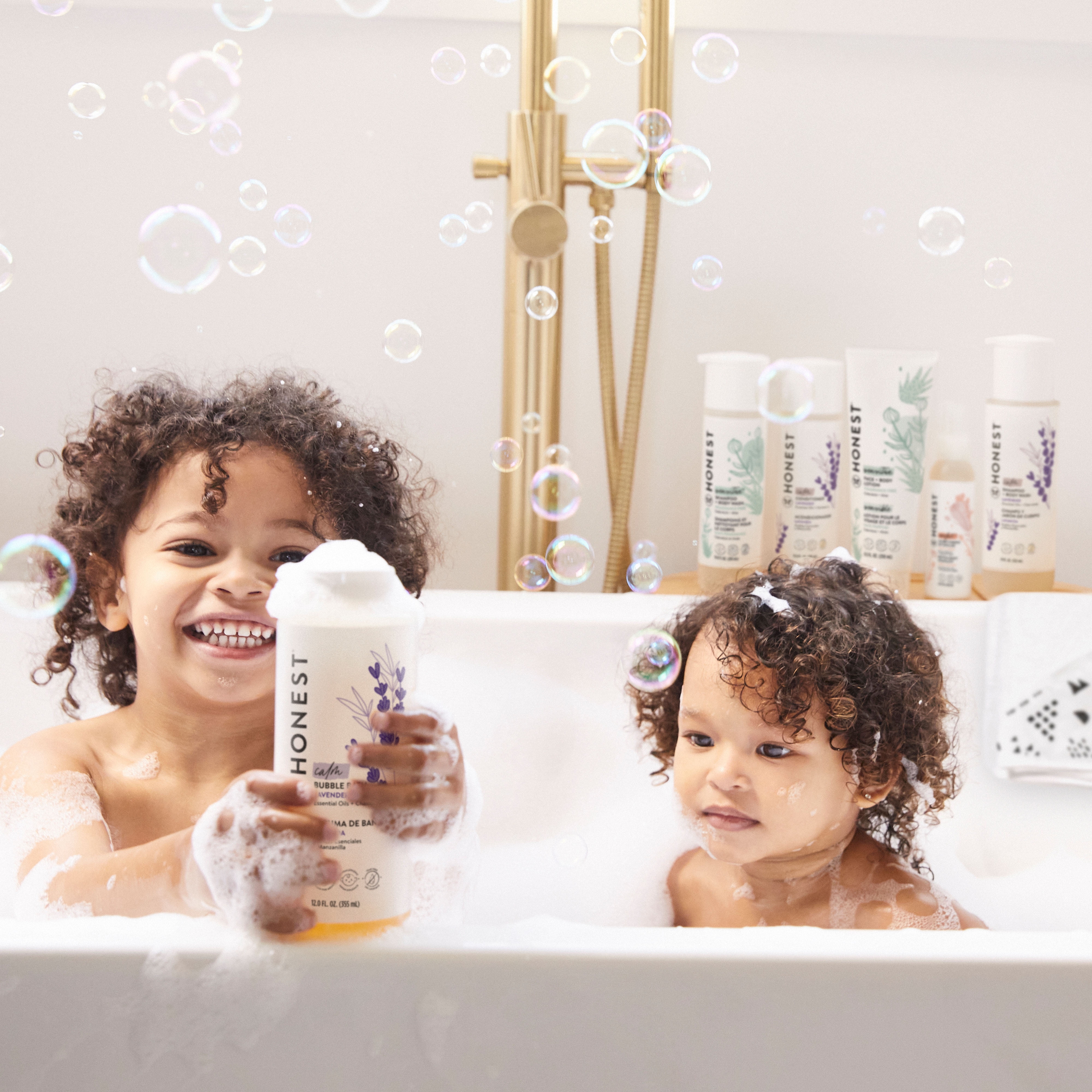 The Honest Company Baby Shampoo and Body Wash in Calm Lavender, 18 fl oz