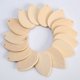 thumbnail image 5 of EeaseMX 50 pendientes de madera sin terminar, gruesos y con forma de gota, con virutas de madera, para decoración, colgantes con forma de gota de agua para mujeres y niñas, manualidades DIY., 5 of 8