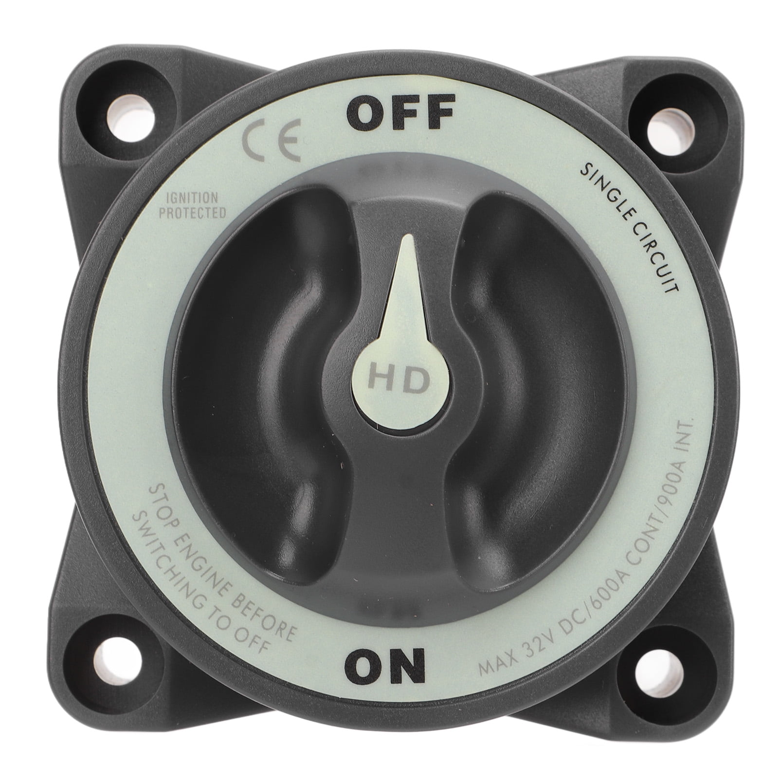 Battery Switch, Ignition Protection Heavy Duty Battery Isolator 600A