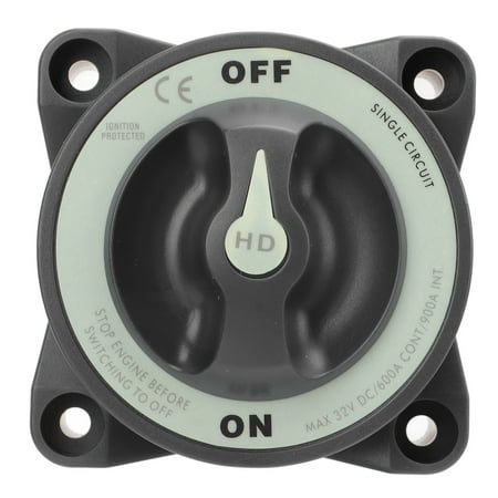 600A Master Battery Power Cut Disconnect Switch Isolator Single Circuit