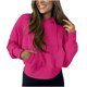 thumbnail image 2 of ICHUANYI Liquidación Mujeres Moda Bolsillo Blusa de manga larga Casual Botón Sudaderas con capucha Tops ICHUANYI WER202308170654, 2 of 8