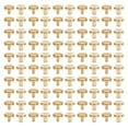 thumbnail image 2 of 50 piezas de remaches decorativos y tornillos de latón, tornillos decorativos de latón, tornillos de tragamonedas de Cabeza plana para bolsos de bolsos para bolsas para sombreros, 2 of 7