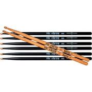Vic Firth Vic Firth 3 Pairs of Black American Classic Drum Sticks With Free Pair of Terra Drum Sticks 5A