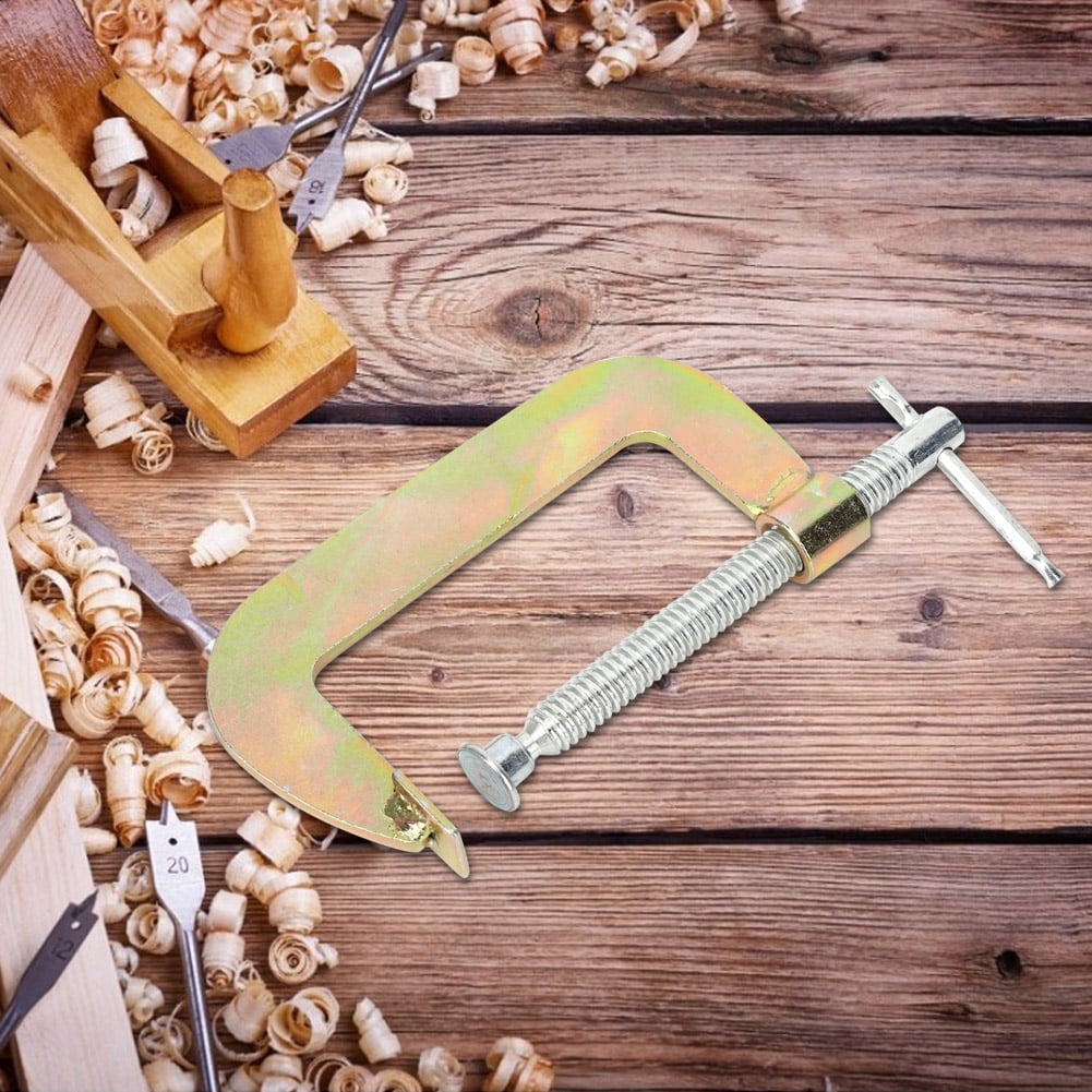 C Clamp Set,C Clamp G Clamp Woodworking Welding Fixture Hand Grip Holder Carpenter Tool for Woodworking, Welding and Fixing 12 inches