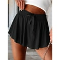 thumbnail image 5 of Summer Women'S Athletic Fitness Skirt Pants Black L, 5 of 7