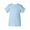 Light Blue, variant on Rabbit Skins, Baby Soft Lap Shoulder Short Sleeve T-Shirt, Light Blue, 6 Months