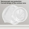 thumbnail image 4 of Taotanxi Silicone Swim Cap,Ear Protection 3D Ergonomic Design Waterproof Bathing Solid Swimming Cap Ear Cover Pockets Comfortable for Adult Men Women Long Hair, 4 of 5