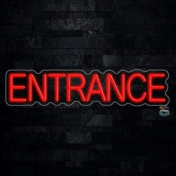 Entrance LED Neon Sign 27"L x 8"H #32241