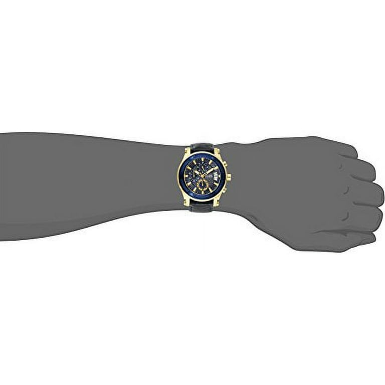 Guess Men s U0673G2 Iconi Blue Gold Tone Watch with Date Function