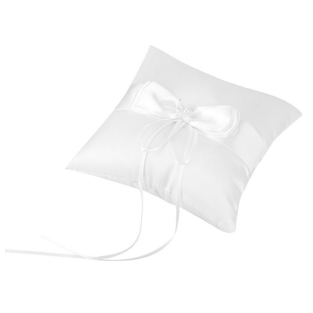 Coussin Fleur Porte-alliances Coussin D'alliances Bague De Mariage Porteur Double Coussin Alliance Mariage