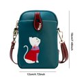 thumbnail image 2 of Bolso de hombro Kawaii con correa ajustable para mujer bolso para teléfono móvil bolso diario para mujer, 2 of 9
