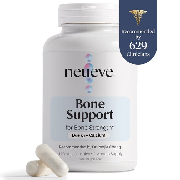 NeuEve Bone & Feminine Health Support with Calcium, D3 & K2, 120 Capsules