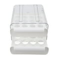 thumbnail image 1 of Egg Storage Box, Transparent Durable PP Egg Drawer  For Kitchen White, 1 of 8