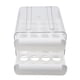 thumbnail image 5 of Cajón para huevos, doble capa, transparente, 32 celosías, caja de almacenamiento de huevos de gran capacidad para refrigerador, blanco, 5 of 14
