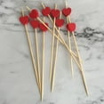 thumbnail image 5 of 100PCS Heart Shaped Appetizer Toothpicks 4.7" Long Cute Bamboo Toothpicks for Cocktail Wedding Valentine's Day Party Food Fruit Drink Decorative Toothpicks, 5 of 8