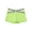 Fluorescent Green, variant on TTAO Girls Sports Bottoms V-front Elastic Waistband Boyshorts Gym Workout Exercise Boxer Shorts Fluorescent Green 8