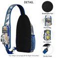thumbnail image 3 of Paisley Crossbody Sling Backpack for Men - Womens Fashion Sling Bag with Adjustable Shoulder Straps for Travel Hiking Chest Bag Daypack Anti-theft Purse, 3 of 6