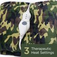 thumbnail image 3 of Electric Heated Throw Blanket 50" x 60" , 4 Hours Auto Shut-Off, Fast Warming, Full-Body Comfort, Luxuriously Soft, Machine Washable, Camo, 3 of 9