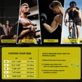 thumbnail image 7 of Ben Din Clothing Weight Lifting Mesh Workout Gloves for Men & Women Large Black/Grey, 7 of 7