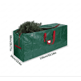 thumbnail image 3 of Christmas Tree Storage Bag 1 Pcs - Fits Up to 4.5ft Artificial Xmas Trees, Heavy-Duty Xmas Holiday Decor Organizer Duffel with Reinforced Handles, Dual Zippers, Tear-Proof Material,Green, 3 of 4