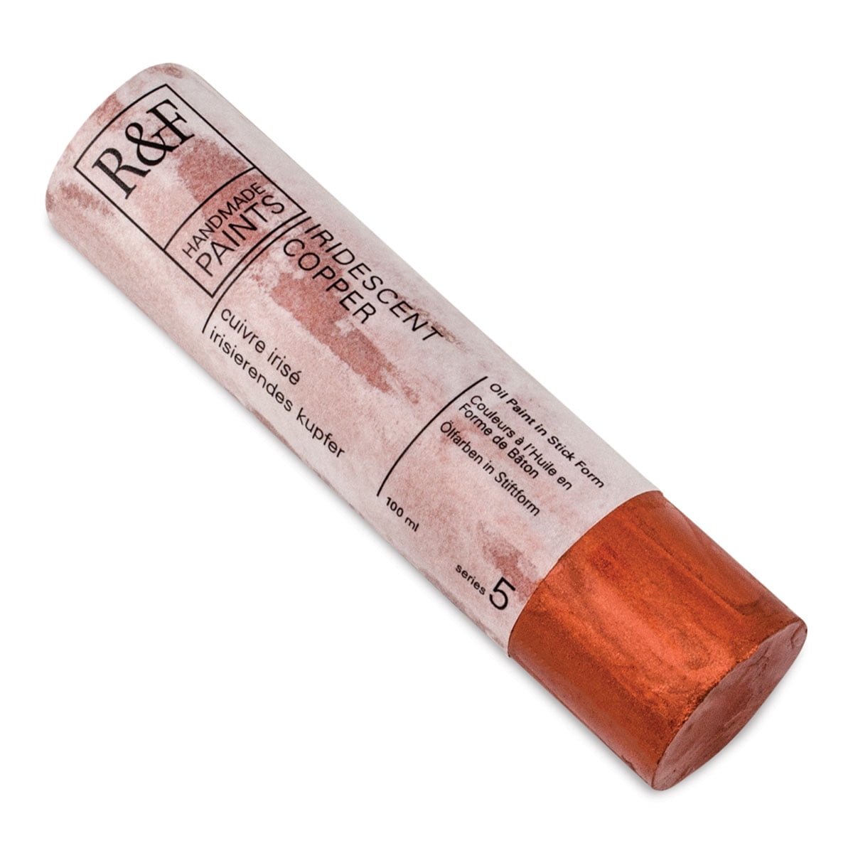 R&F Handmade Paints Pigment Stick, 100ml, Iridescent Copper