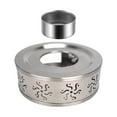 thumbnail image 3 of Calentador de tetera de acero inoxidable, calentador de velas, calentador de té universal portátil japonés Estilo A, 3 of 9
