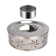 thumbnail image 3 of Calentador de tetera de acero inoxidable para calentar té, café y leche, estufa para té caliente, vela Estilo A, 3 of 9