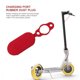 thumbnail image 4 of Sywqhk Cubierta de la caja de goma del enchufe del polvo del puerto de carga del scooter para Xiaomi M365 (rojo) Sywqhk Alta Calidad, 4 of 8