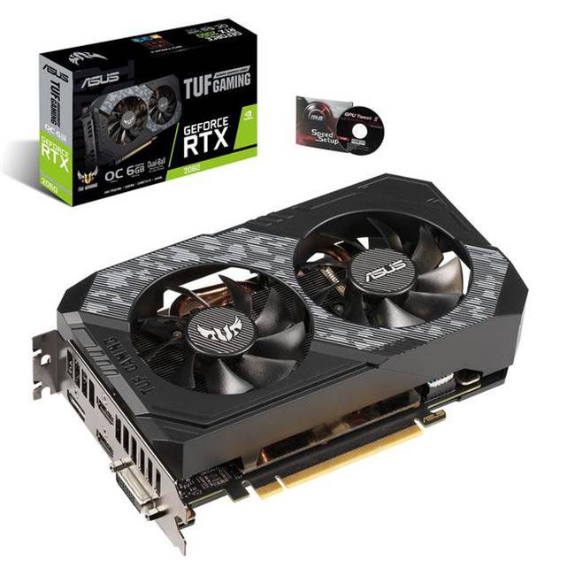 Asus TUF Gaming NVIDIA GeForce RTX 2060 OC 6GB GDDR6 DVI-2HDMI