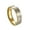 Gold, variant on Men's Cross Ring Stainless Steel Stress Personality Jewelry Blue Size 9
