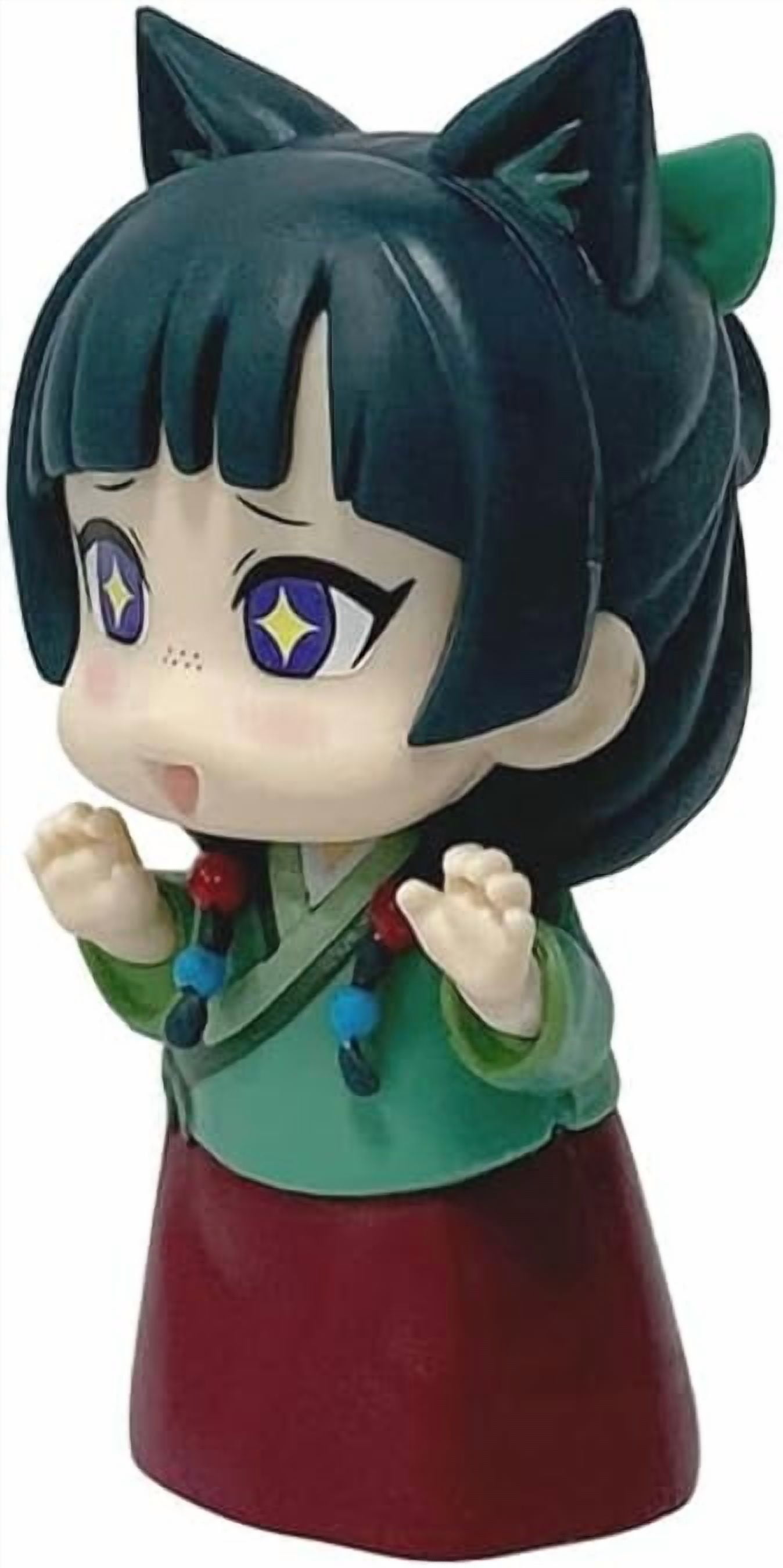 New Maomao Figure, Cat Ears Maomao Action Figure Handmade PVC Anime Cartoon Manga Game Character Model Statue Collectible Craft Gift (b)