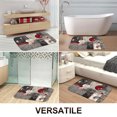 thumbnail image 2 of 1pc Abstract Composition Absorbent Non-Slip Bathroom Thickened Flannel Rug Decor,Soft,Quick Drying,Suitable For Indoor/outdoor Use,Bathrooms,Bedrooms,Kitchens,Terrace,Laundry Rooms,16"x24", 2 of 9
