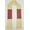 Yellow, variant on Spring Flowers Kitchen Towel Boa / Scarf by Penny's Needful Things (Towel Color: Off White) (Teal)