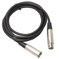 thumbnail image 2 of Conector de micrófono niquelado de XLR m shamjiam Cable XLR macho a hembra, 2 of 6