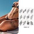 thumbnail image 1 of Etiquetas Engomadas Del Tatuaje 36pcs 3D dibujos animados tatuaje moda arte pegatinas Kit no tóxico para niños niñas maquillaje Wdftyju Libre de BPA, 1 of 3
